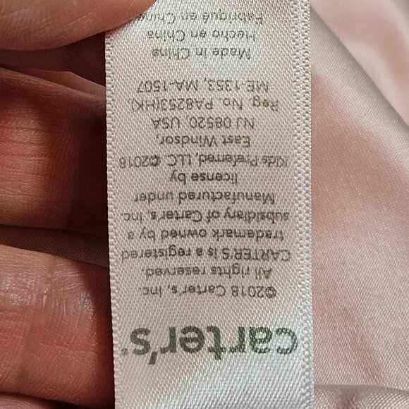 Carters Lovey Bear Kitty cat Pink Satin Trim Security Blanket Soft Baby Plush - Picture 4 of 7